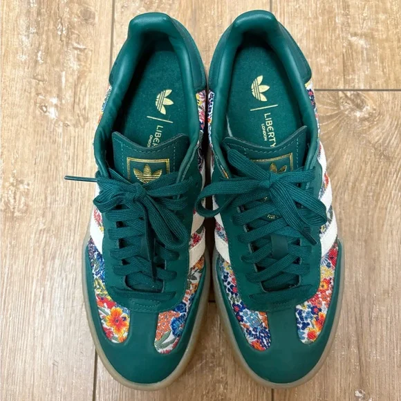 Adidas Sambae Liberty London Floral shoes women’s 10 - Picture 3 of 5
